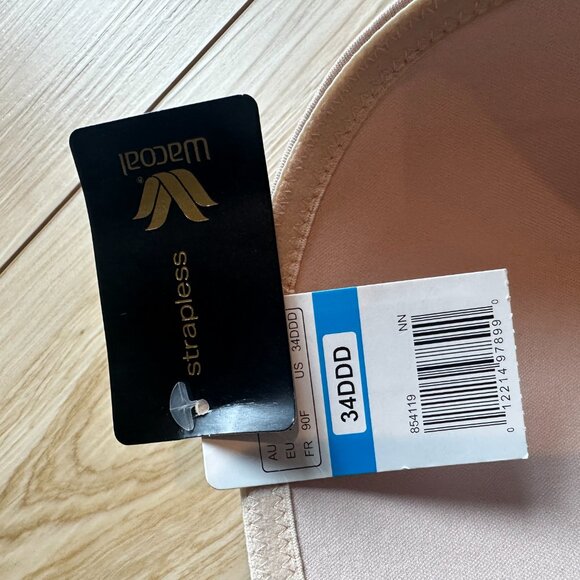 Wacoal Red Carpet Strapless Bra 34DDD - Picture 2 of 6